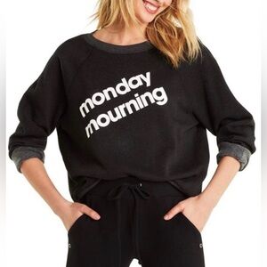 Wildfox Monday Mourning Sweatshirt Size Small